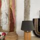 Lampe vintage en bois