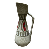 Vintage glazed ceramic jug – West Germany, 1960s