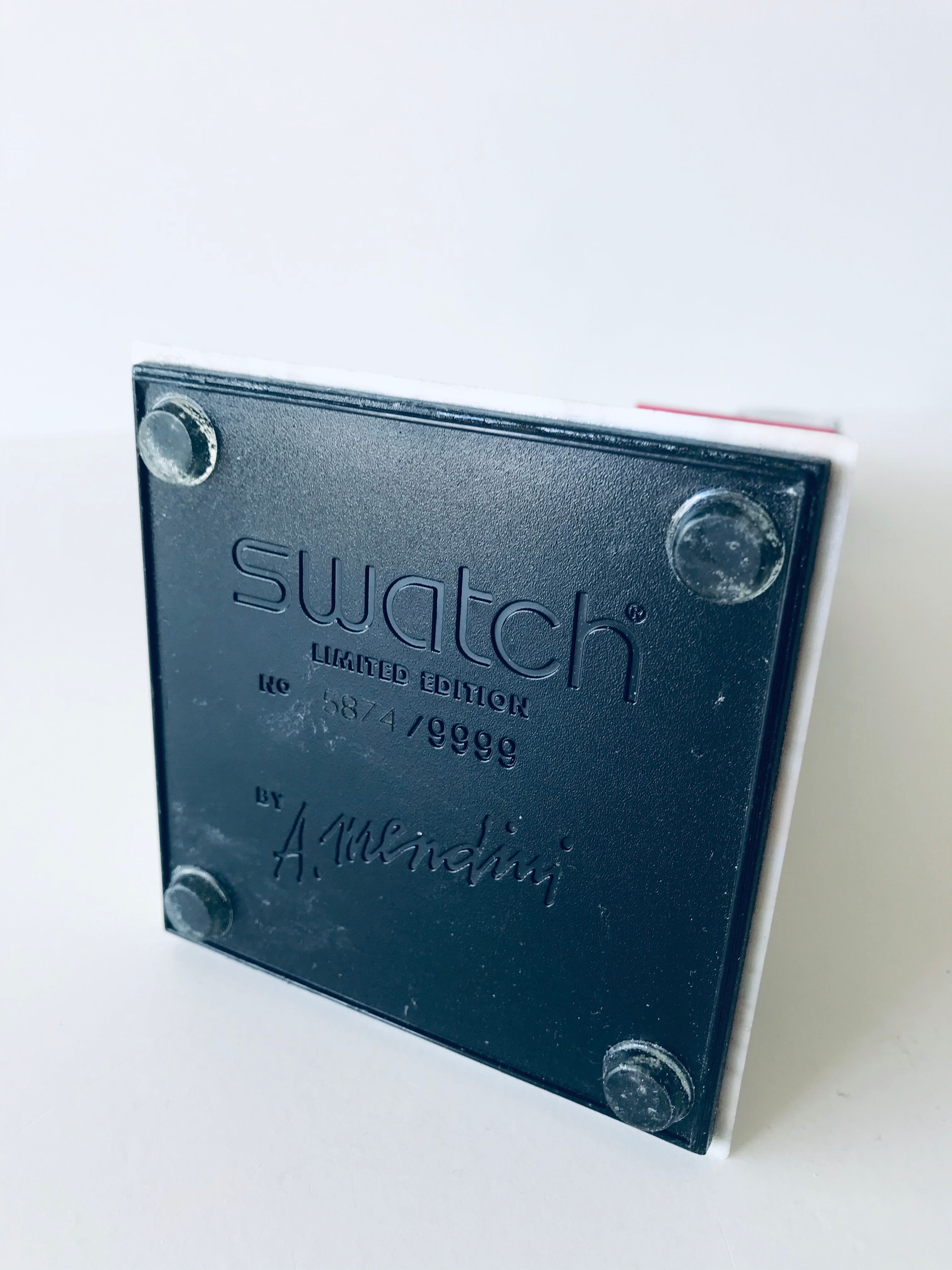 Pendulette Swatch par Alessandro Mendini