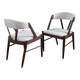 Paire de chaises scandinaves vintage