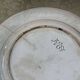 Round dish in fine earthenware from the Bordeaux Vieillard factory - 19th century