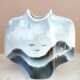 Virebent blue-grey vase from the 70s