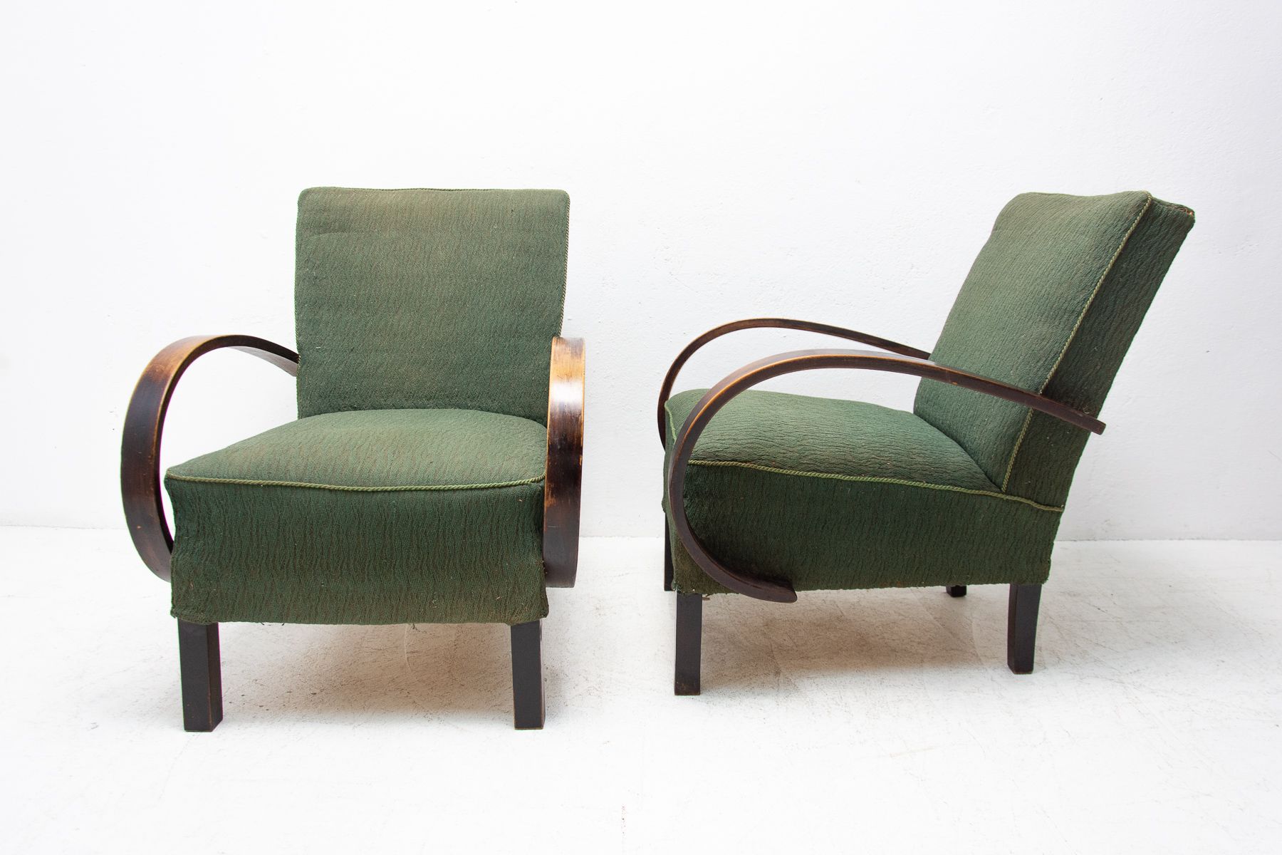 Bentwood armchairs by Jindřich Halabala for UP Závody, 1950´s