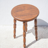 Vintage stool, wooden stool, side stool, plant holder