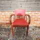 Old Bridge Armchair in Red Skai