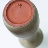 Beige Studio Keramik Ceramic Vase by Heinz Pelzer – West Germany, 1970s Mid-Century