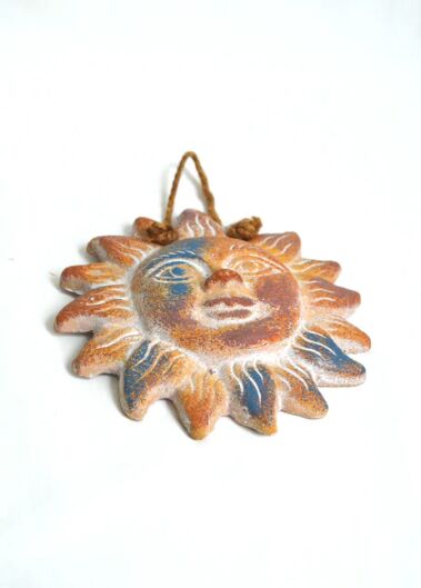 Ceramic wall sun