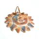 Ceramic wall sun