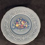 Assiettes de Gien bleu