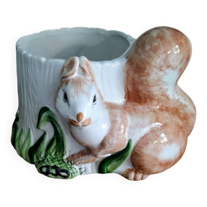 Cache-pot en barbotine