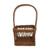 Wicker bottle holder