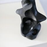 Free-form ceramic, painted black, 1969