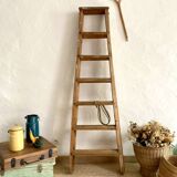 Antique wooden painter's stepladder