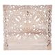 Carved mango headboard