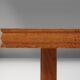 Art Deco Oak Coffee Table with Sculpted Details, Belgium 1940s