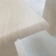 Set of 3 italian travertine coffee or side tables, 1980s