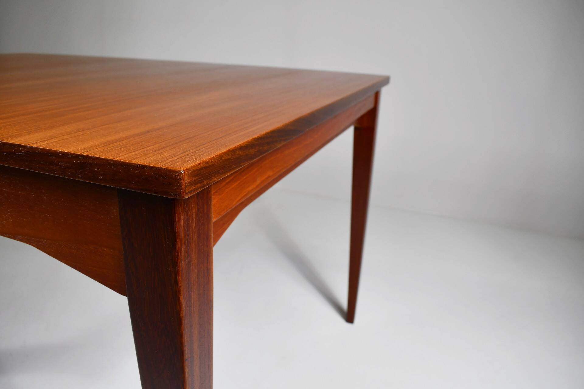 Large teak dining table. 1960s.
