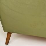 Pair of 1950s Lounge Chairs with Teak Arms