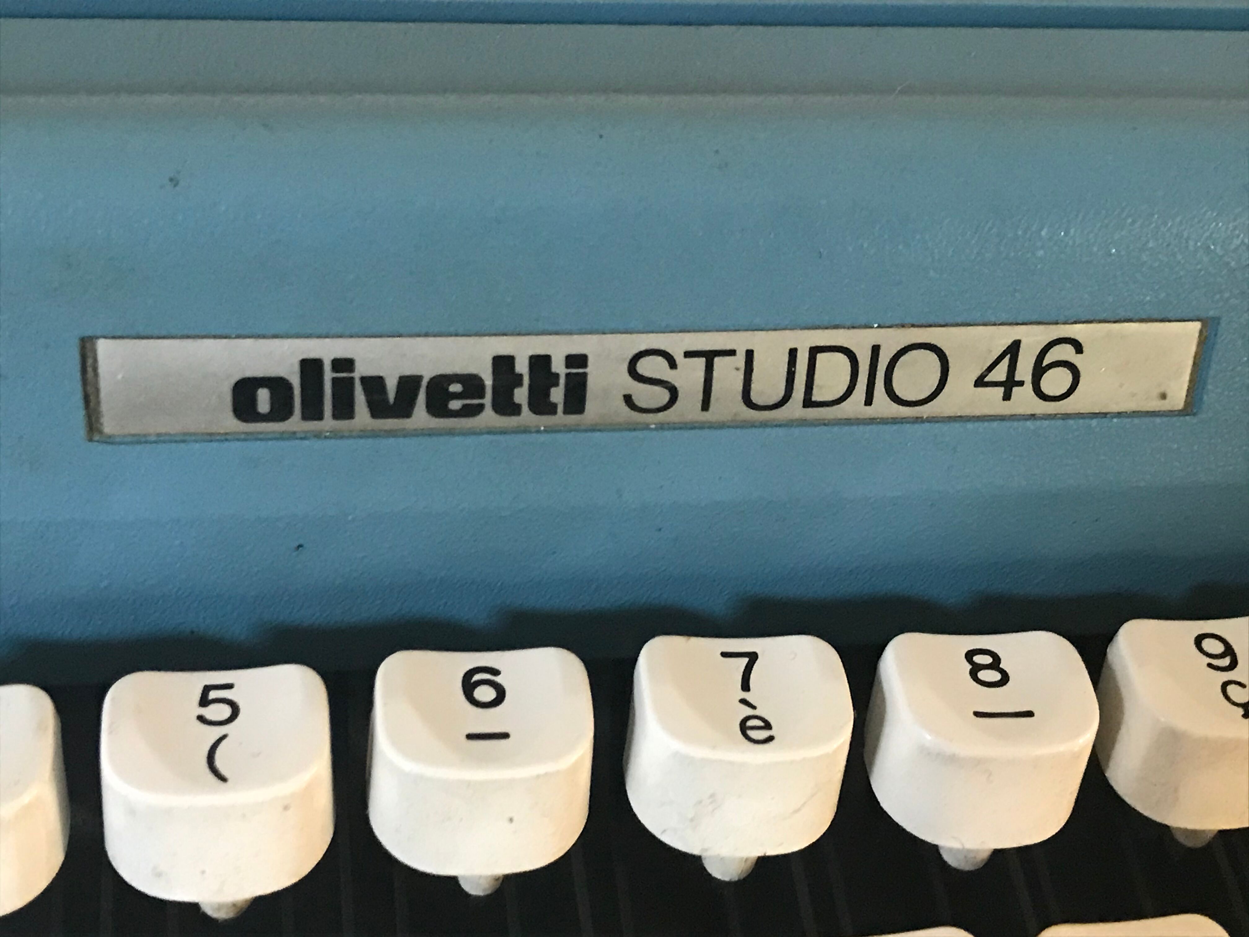 70's Olivetti Studio 46 typewriter