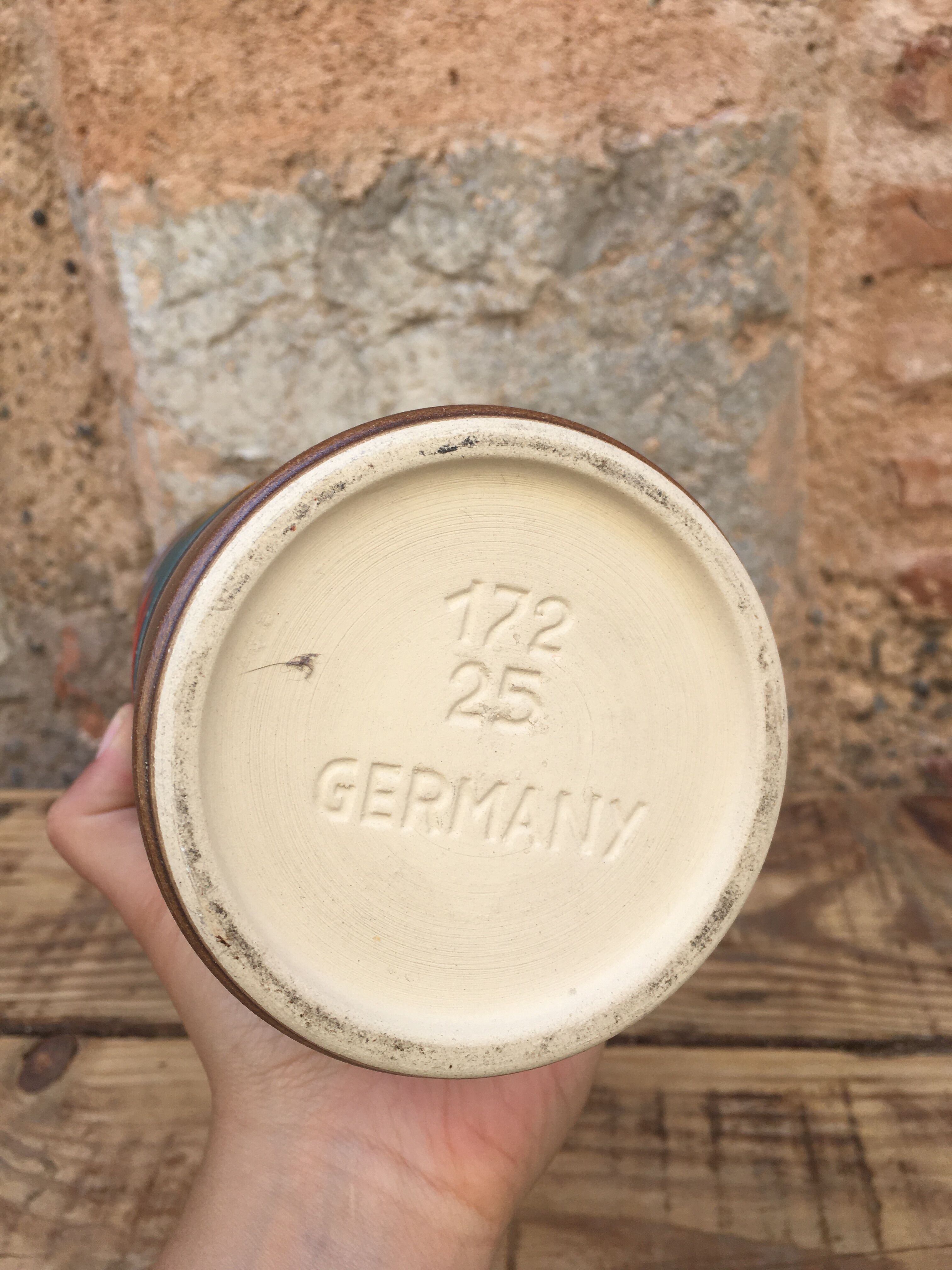 Brown vase West Germany