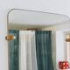 Large Trapezoidal Mid-Century Full-Length Wall Mirror, Vienna, Austria, 1950s