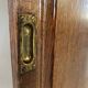 Vintage solid oak sliding door