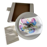 Zao wou ki porcelain plate orchid plate box set