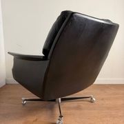 Vintage armchair published by Möbel Mann – elegant black