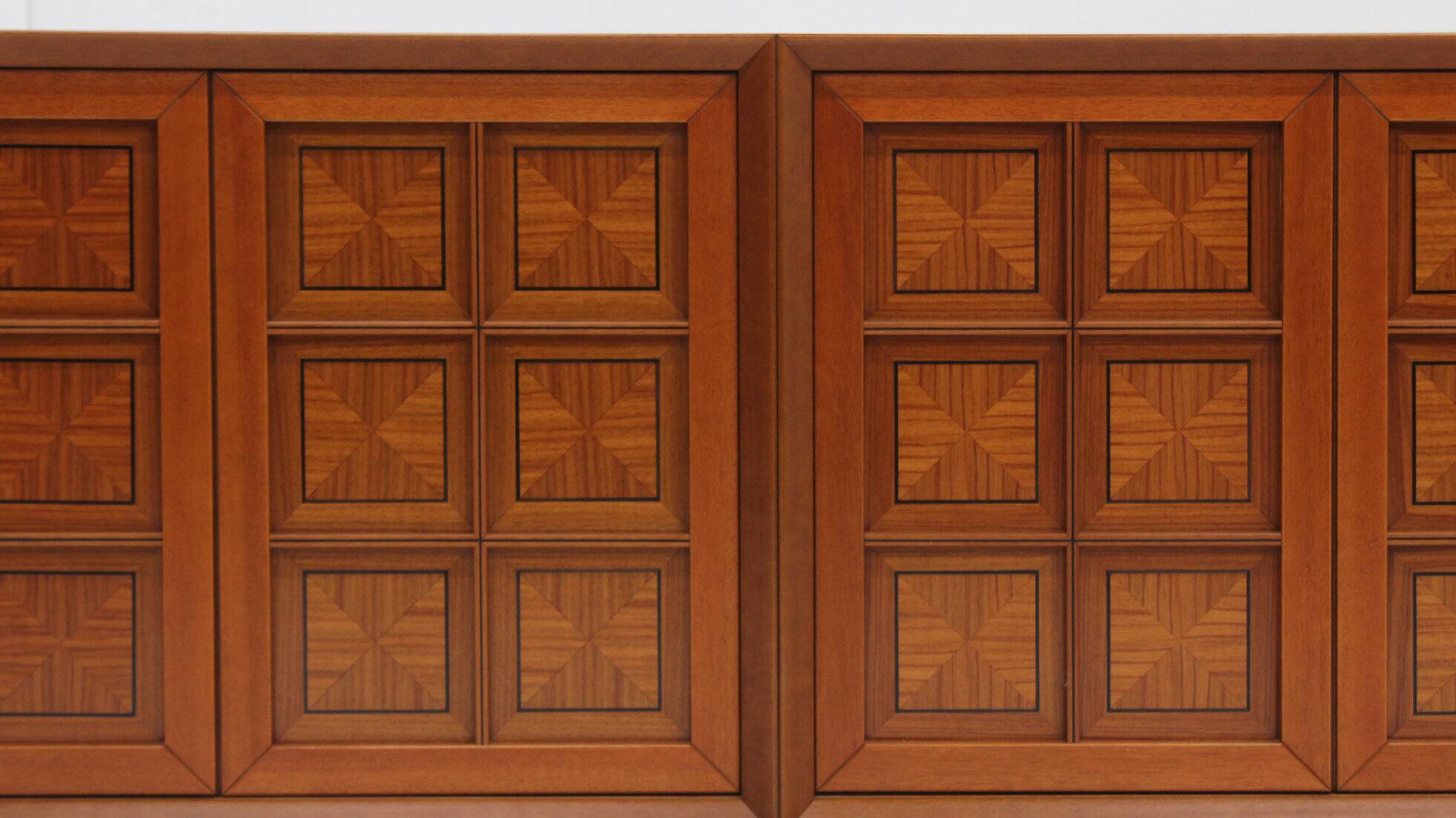 Brutalist Italian sideboard Caccia alla Volpe by Linea Arredo