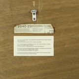 Vintage silver Deknudt mirror in Hollywood Regency style, 107 cm