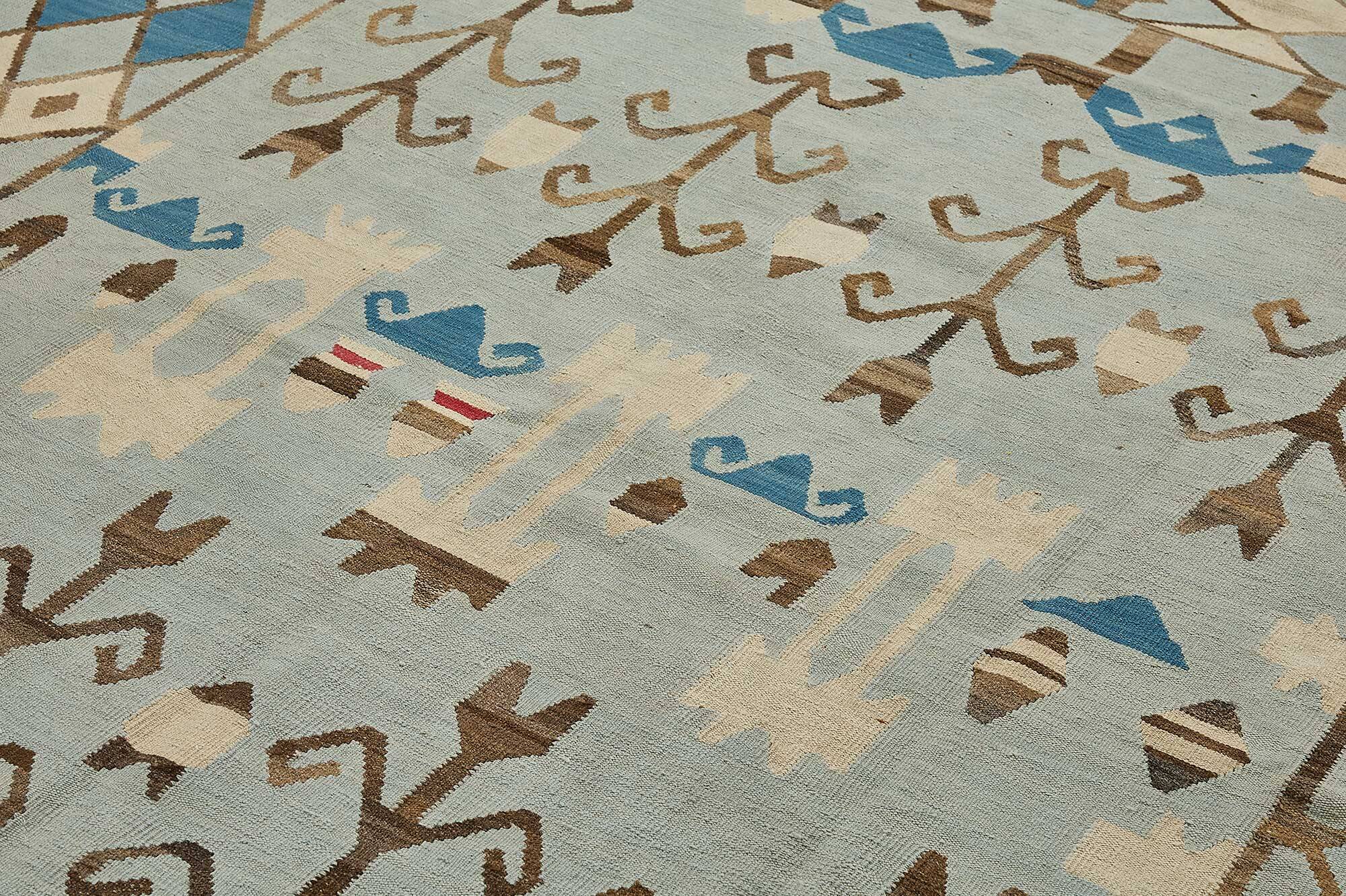 Contemporary Tribal Decorative Kilim 285 cm x 363 cm