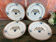 4 plates dessert art nouveau Moulin des Loups