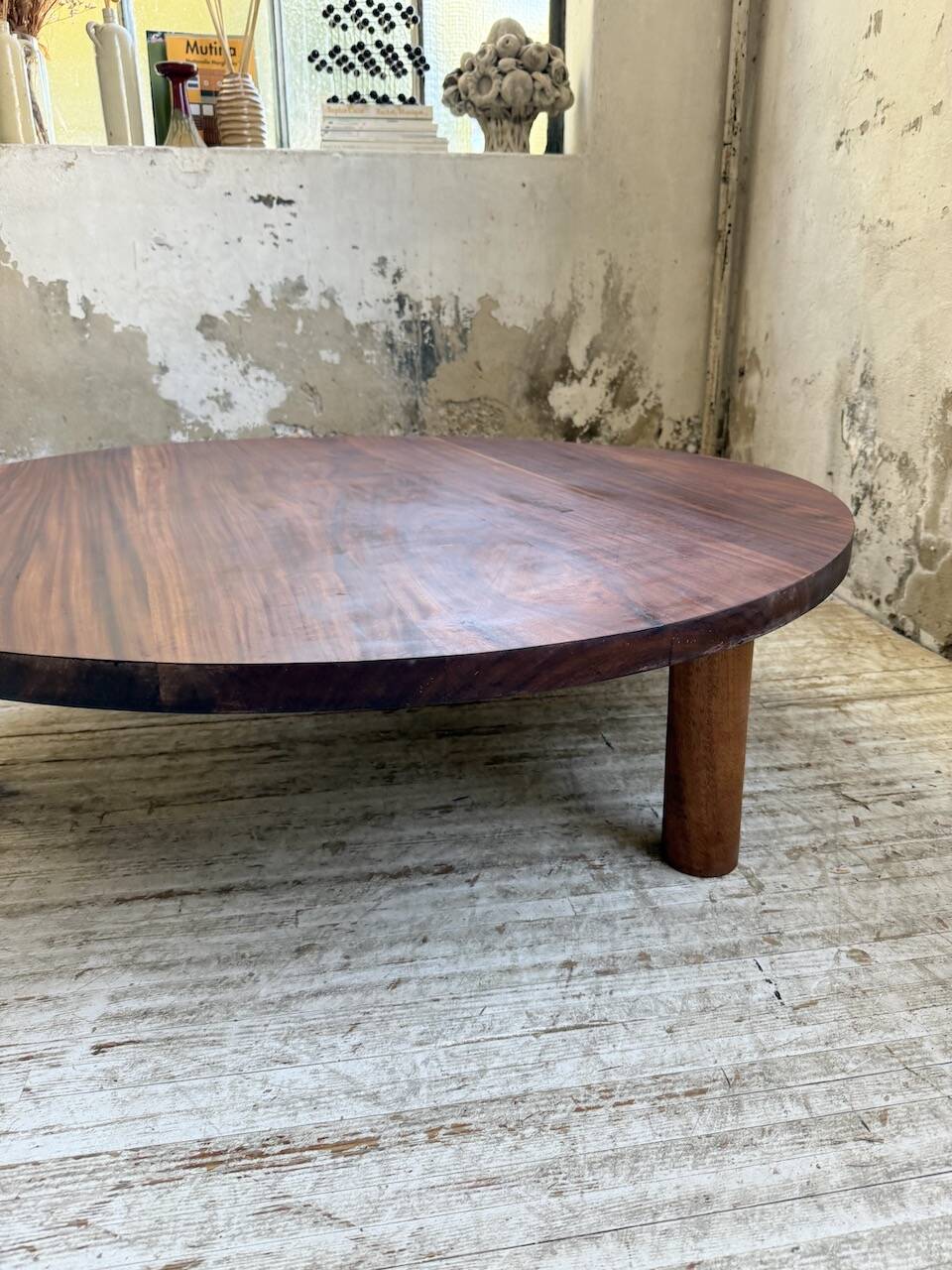 50s round tripod coffee table