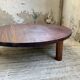 Table basse ronde tripode années 50