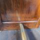 Dressing table art deco in mahogany mirror triptych