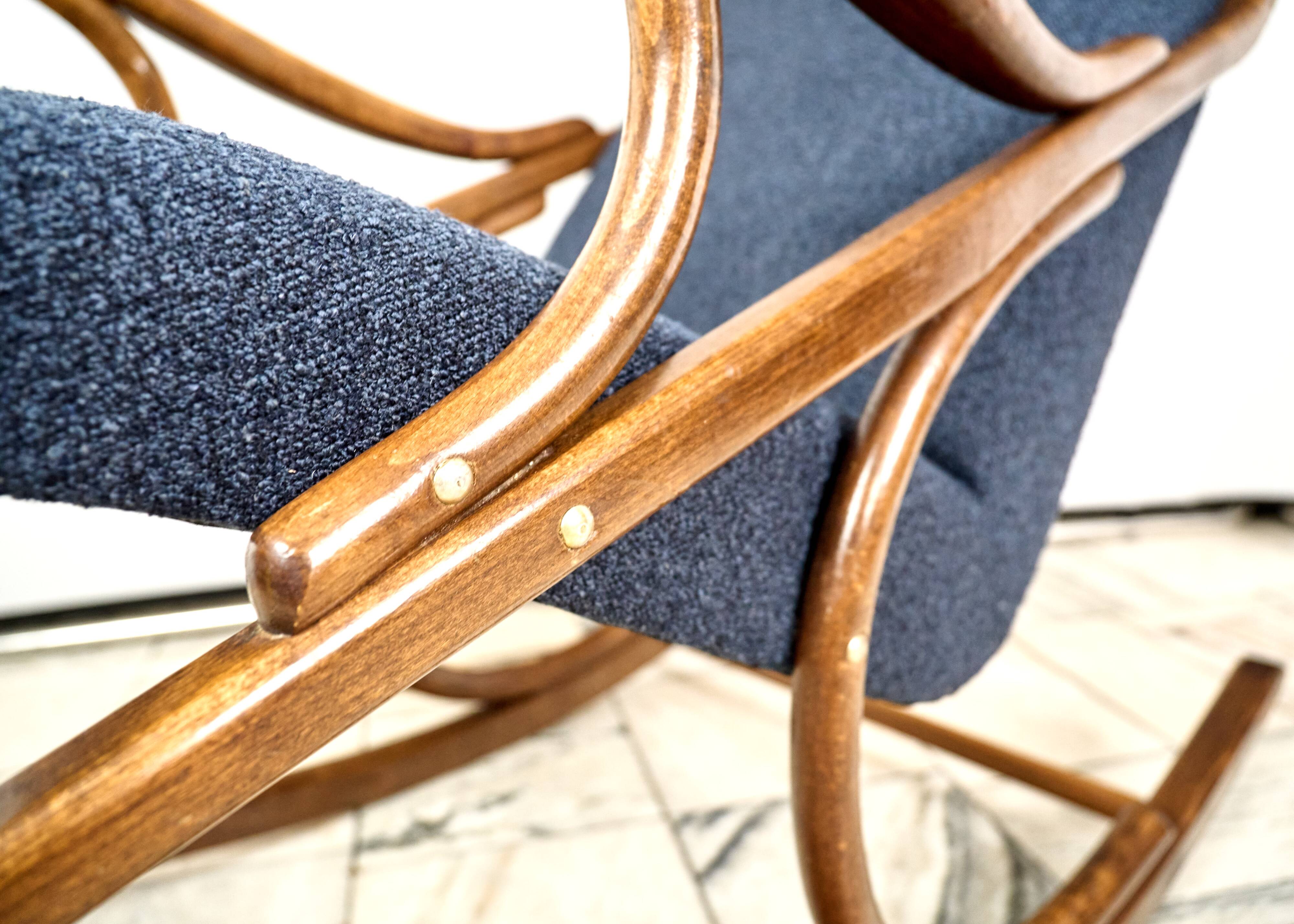 Bentwood Rocking Chair from Ton, 1960s, Czecoslovakia