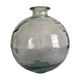 Thick glass cylinder, vase