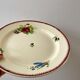 round dish Villeroy & Boch La Louvière Belgian manufacture in Iron Earth early twentieth century