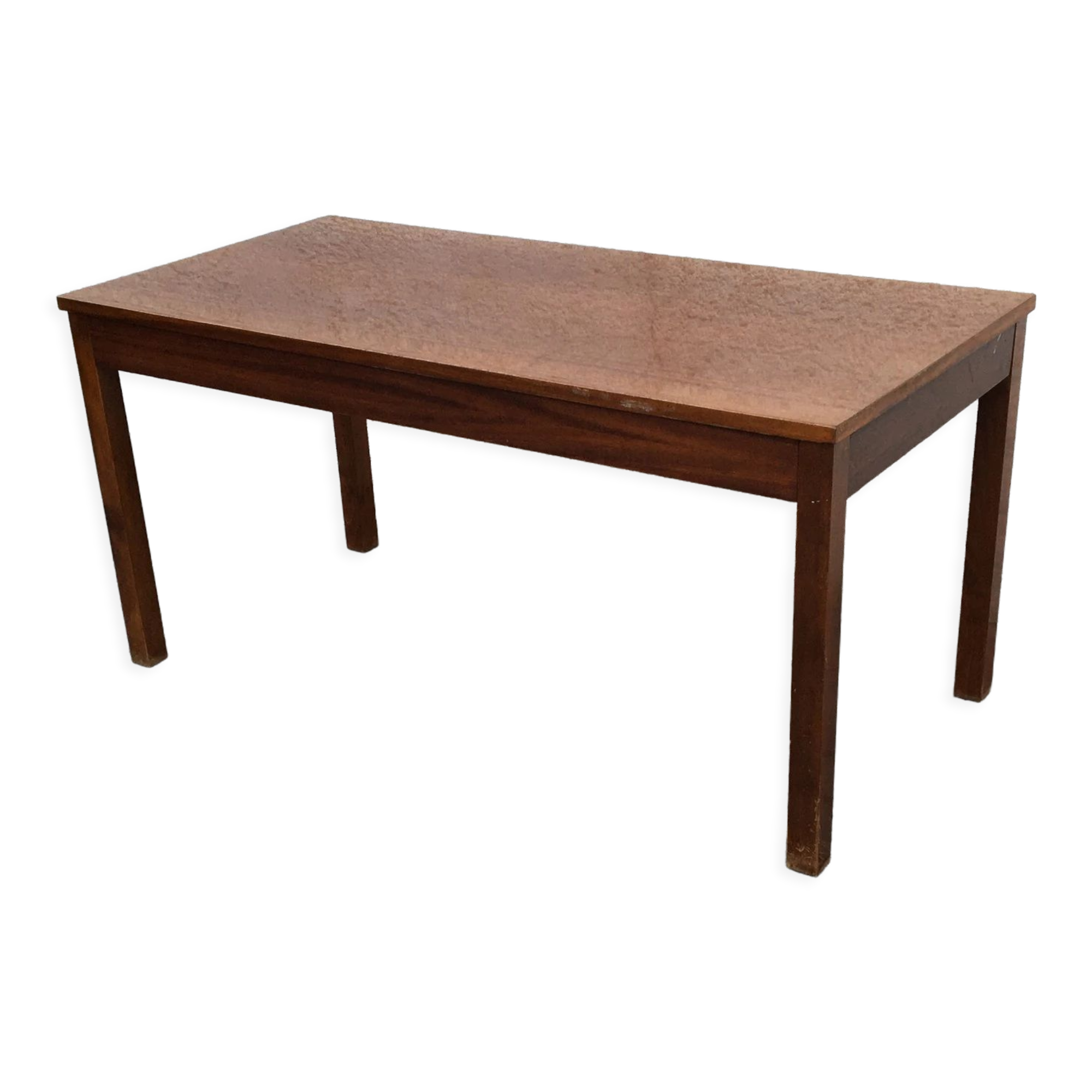 Vintage interier praha coffee side conference table polished angara 70s