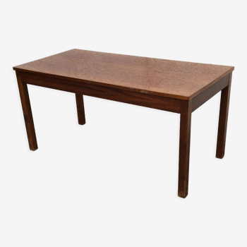 Vintage interier praha coffee side conference table polished angara 70s