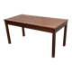 Vintage interier praha coffee side conference table polished angara 70s
