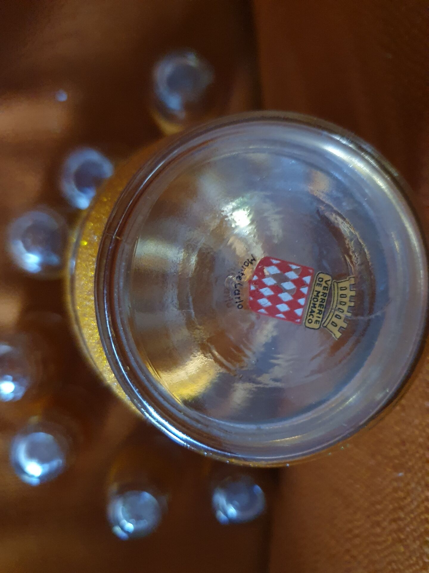 Service à liqueur vintage verrerie de Monaco