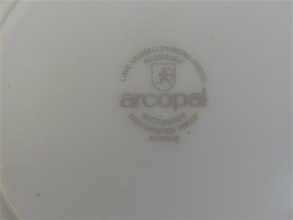 Arcopal hollow plates blue flowers model Veronica