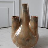 Vase soliflore en céramique / grès années 60-70