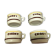 Old Archeopal Choky Cup Vintage Lot of 4