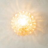 Fascinating wall or ceiling lamp in striking Space Age design by Doria Leuchten