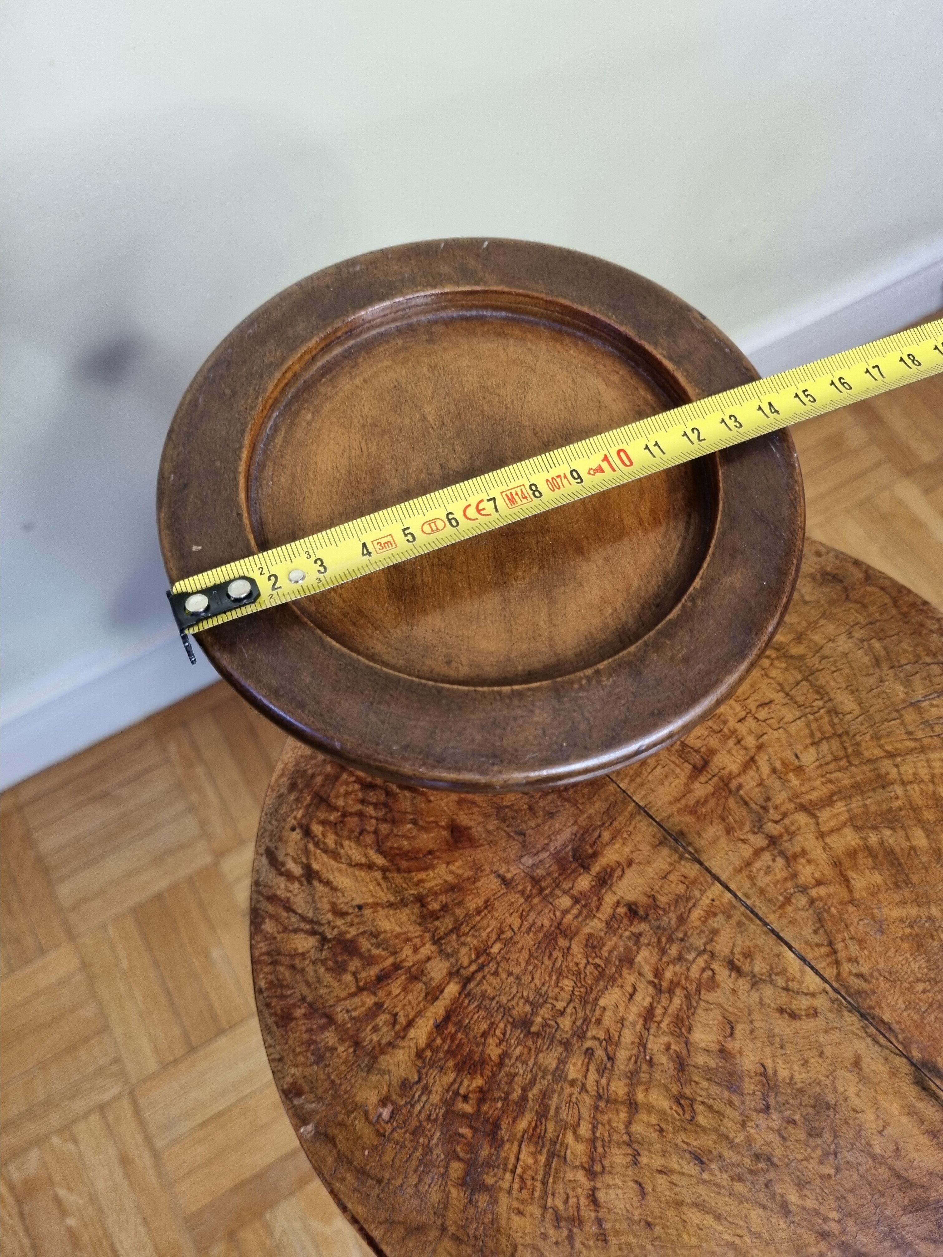 Guéridon Art Déco Modernisme à deux plateaux en Loupe de Thuya