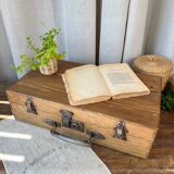 Wooden suitcase