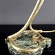 Important Bronze and Marble Table Lamp, Art Nouveau, France, 1890