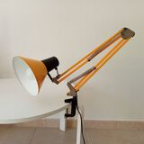 Vintage 1970s mustard yellow architect lamp